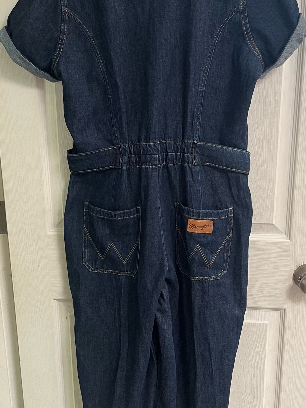Wrangler Dark Indigo Denim Coveralls - Picture 4 of 11